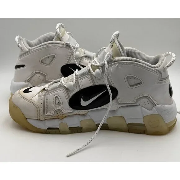 Nike Air More Uptempo 96 White Black Photon Dust Men US 11.5 DQ5014-100 - Picture 3 of 10